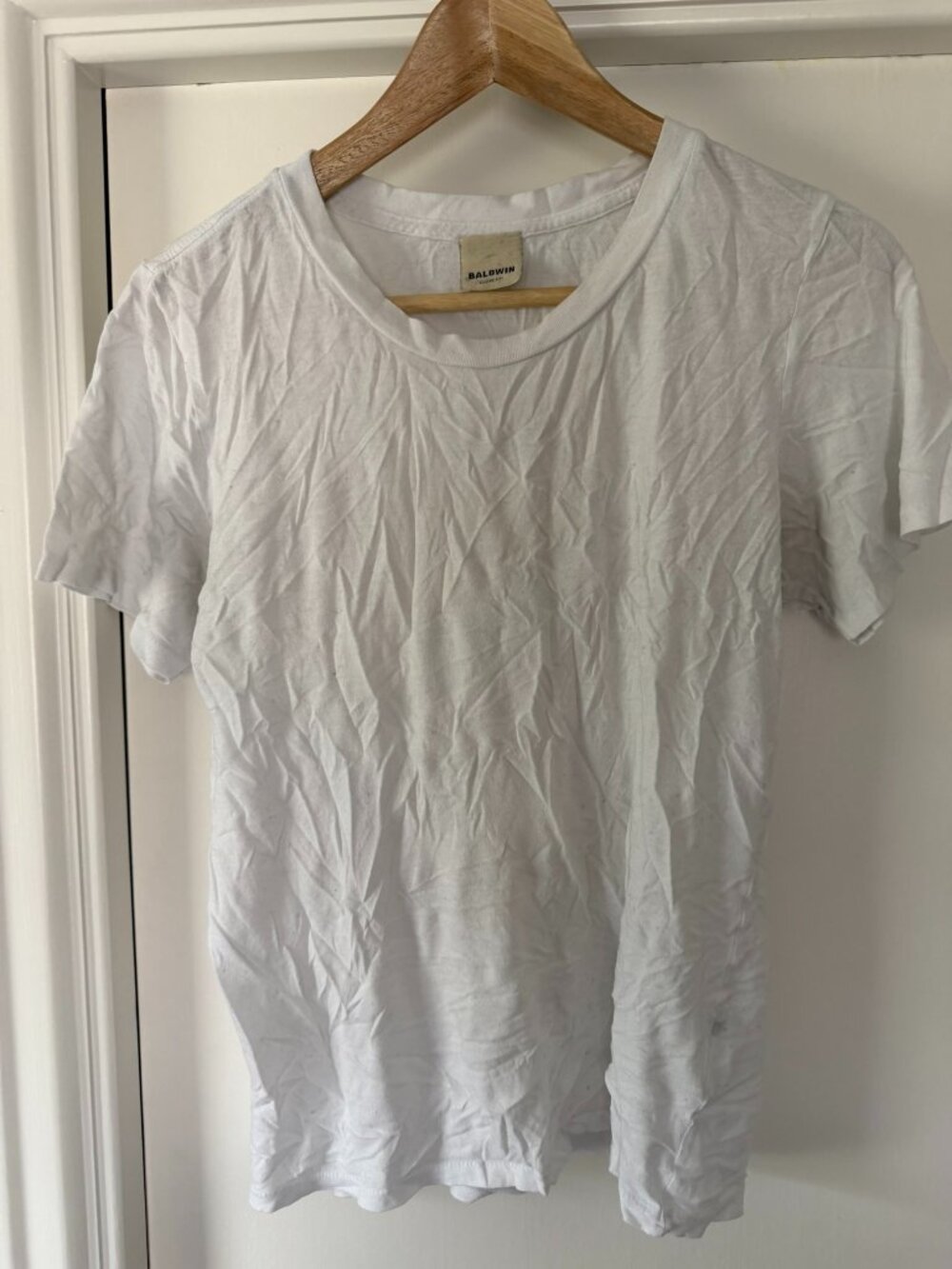 Baldwin White Tee Shirt size M